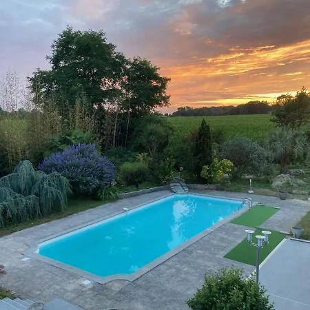 וילה Maison Pour 10 Avec Piscine